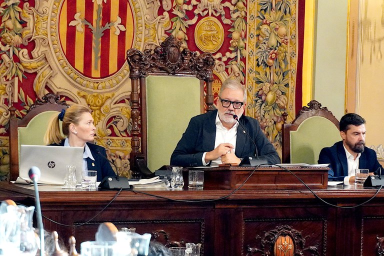 L'alcalde, Fèlix Larrosa, ha presidit la sessió