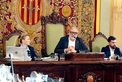 L'alcalde, Fèlix Larrosa, ha presidit la sessió.