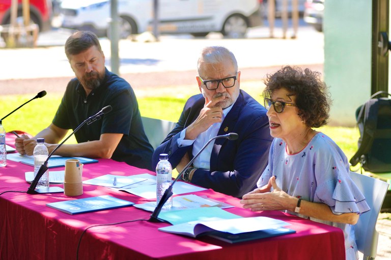 Maria Àngels Balsells ha explicat la participació i l'aportació de la UdL en el nou model d'atenció a la infància i l'adolescència.