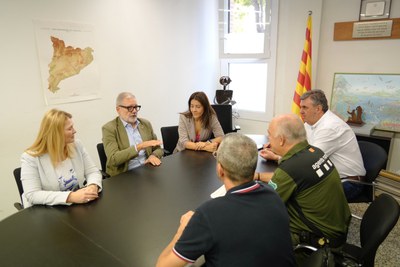 Imatge de la reunió celebrada avui.