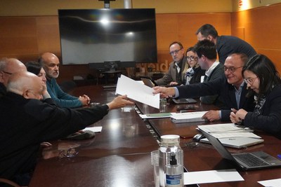 La Paeria es reuneix amb la Fundació Privada Barri de Pardinyes per avançar en la futura residència per a gent gran.