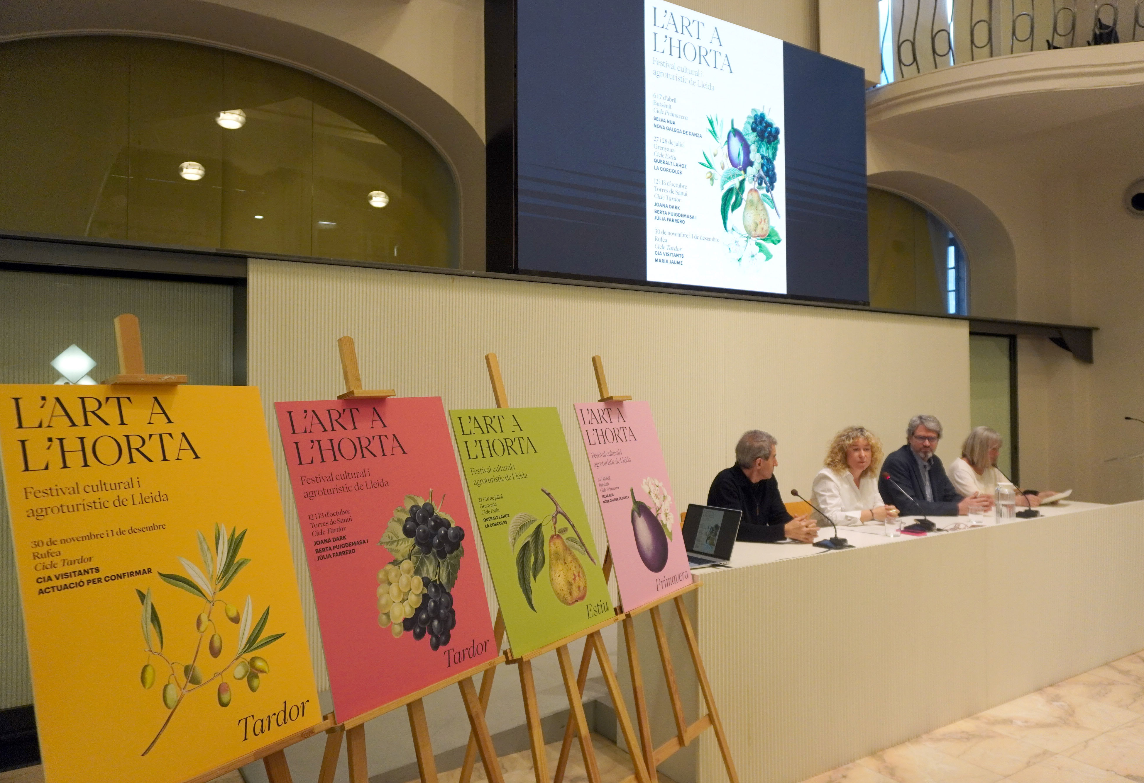 La Paeria estrena el festival l’Art a l’Horta per significar l’atractiu cultural i agroturístic de Lleida.