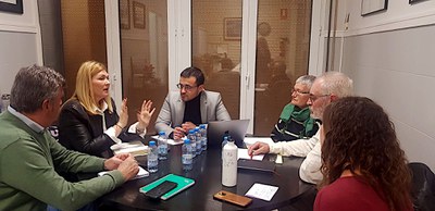 Imatge de la reunió celebrada aquesta tarda.