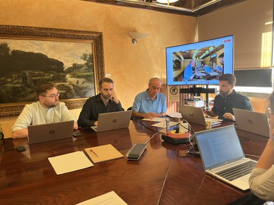 El tinent d'alcalde Carlos Enjuanes ha presidit la Comissió d'Acció i Innovació Social.