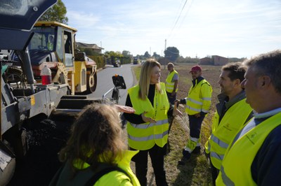 L'actuació permet augmentar la seguretat vial de tota la zona i respon a una llarga reivindicació dels veïns i veïnes.