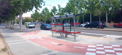 La Paeria finalitza les obres del nou tram de carril bici a l’avinguda Alcalde Rovira Roure.
