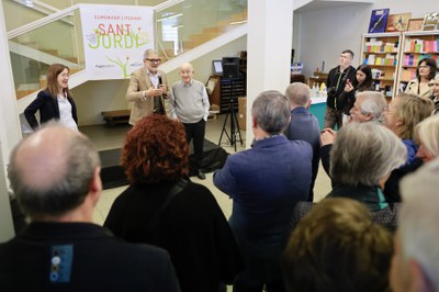 Larrosa ha explicat els projectes de foment de la lectura que té en marxa la Paeria.