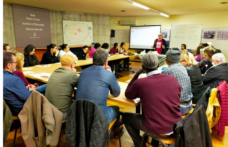 Formació a entitats de cooperació, impulsada per la Paeria, amb el suport del Fons Català i de la UdL.