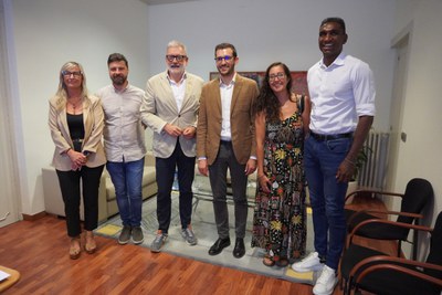 Reunió avui a Paeria amb el Fons Català de Cooperació al Desenvolupament..