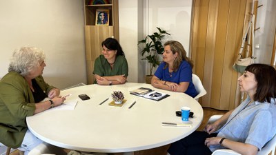 Reunió de la Paeria i l'entitat Refem que reforçaran la seva col·laboració en matèria d’habitatge, formació i mobilitat..