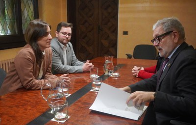 Reunió entre la Paeria i la Generalitat per impulsar projectes que puguin refermar Lleida com a ciutat universitària..