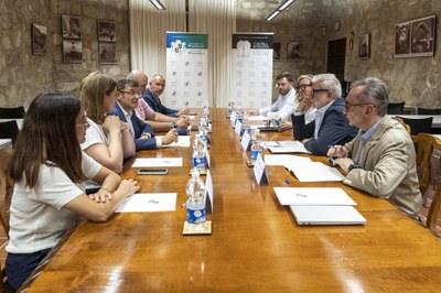 Fèlix Larrosa: “La trobada marca l'inici d'un nou pont de col·laboració que ens ha de portar a una millor cooperació i a l'intercanvi d'idees i propo….