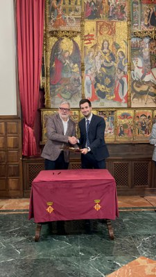 Larrosa i Carles Rusiñol (Cambra de Comerç).