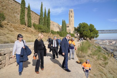 Un moment del recorregut per la vessant del Canyeret del Turó.