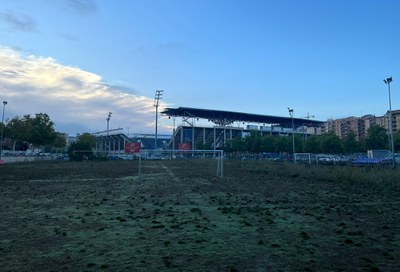El Camp Annex es trobava en un estat que impedia la pràctica esportiva..