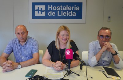 La campanya s'ha presentat a la seu de la Federació d'Hostaleria de Lleida..