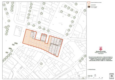 Projecte de delimitació de l'àrea destinada al patrimoni públic de sòl i d'habitatge, ubicada al Centre Històric..
