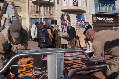L'espai Rovelló és el quart parc infantil de la ciutat amb jocs inclusius..