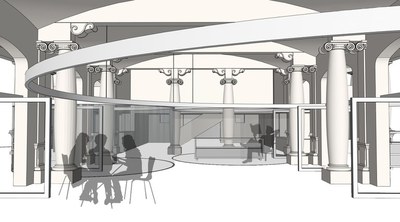 Imatge del projecte del Cafè Teatre dels Camps Elisis..