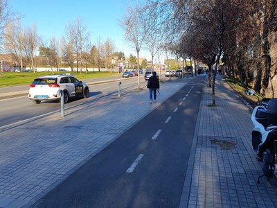 Una altra vista de l'espai on s'actuarà.