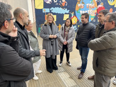 La visita amb el veïnat ha tingut lloc aquest matí.