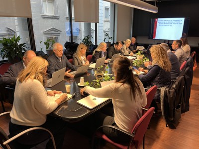 La reunió de la comissió de Gestió de la Ciutat d'avui.