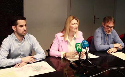 La tinenta d'alcalde Begoña Iglesias ha presentat avui, acompanyada de l'equip tècnic de la regidoria, la concessió de l'ajut.