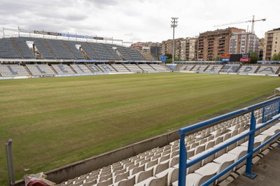 Vista del Camp d'Esports.