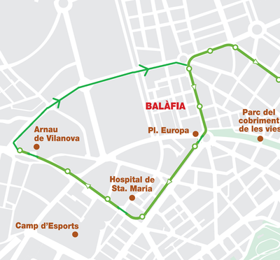 La posada en marxa dels autobusos llançadora Magraners-centre implica, a més, una modificació de la L5.