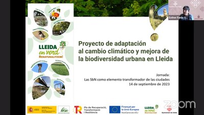 La Paeria presenta els seus projectes de renaturalització en la jornada tècnica de la Fundación Alternativas, que va tenir lloc el 14 de setembre..