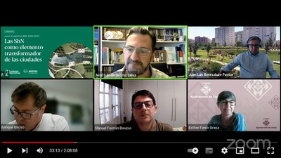 La tècnica municipal Esther Fanlo ha participat en la jornada de la Fundación Alternativas on s'han exposat solucions basades en la natura com a elem….