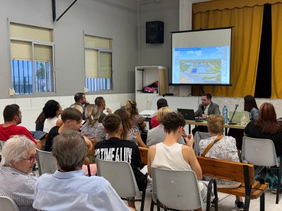 Un aspecte de la reunió celebrada aquesta tarda al Local Social de Llívia..