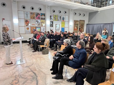 Un moment de l'acte d'avui.