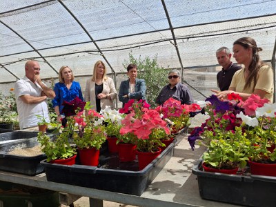 Eva Muelas explica les tasques que duen a terme els joves.