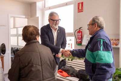 Larrosa s'ha reunit amb veïns i veïnes de Raimat.
