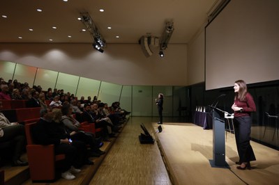 Morón ha participat en l’acte de lliurament del reconeixement a l’Acció Social i Solidària a Lleida 2025.
