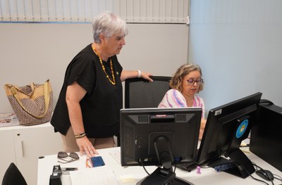 L'alcaldessa accidental, Carme Valls, ha visitat aquest dimecres l'OMAC..