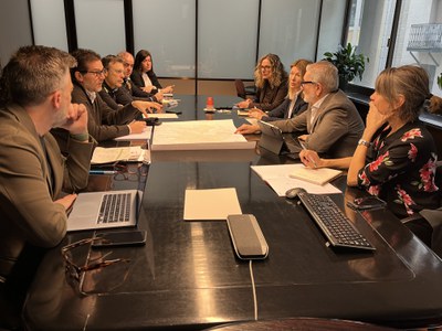 Un moment de la reunió d'aquest matí per planificar el manteniment a la ciutat.