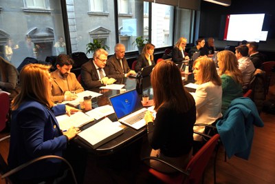 La sessió de la comissió de Gestió de la Ciutat d'avui.