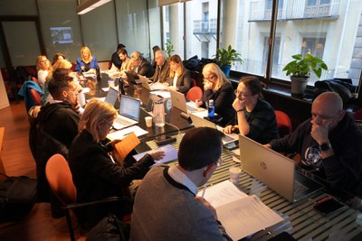 La sessió de la comissió de Gestió de la Ciutat d'avui.