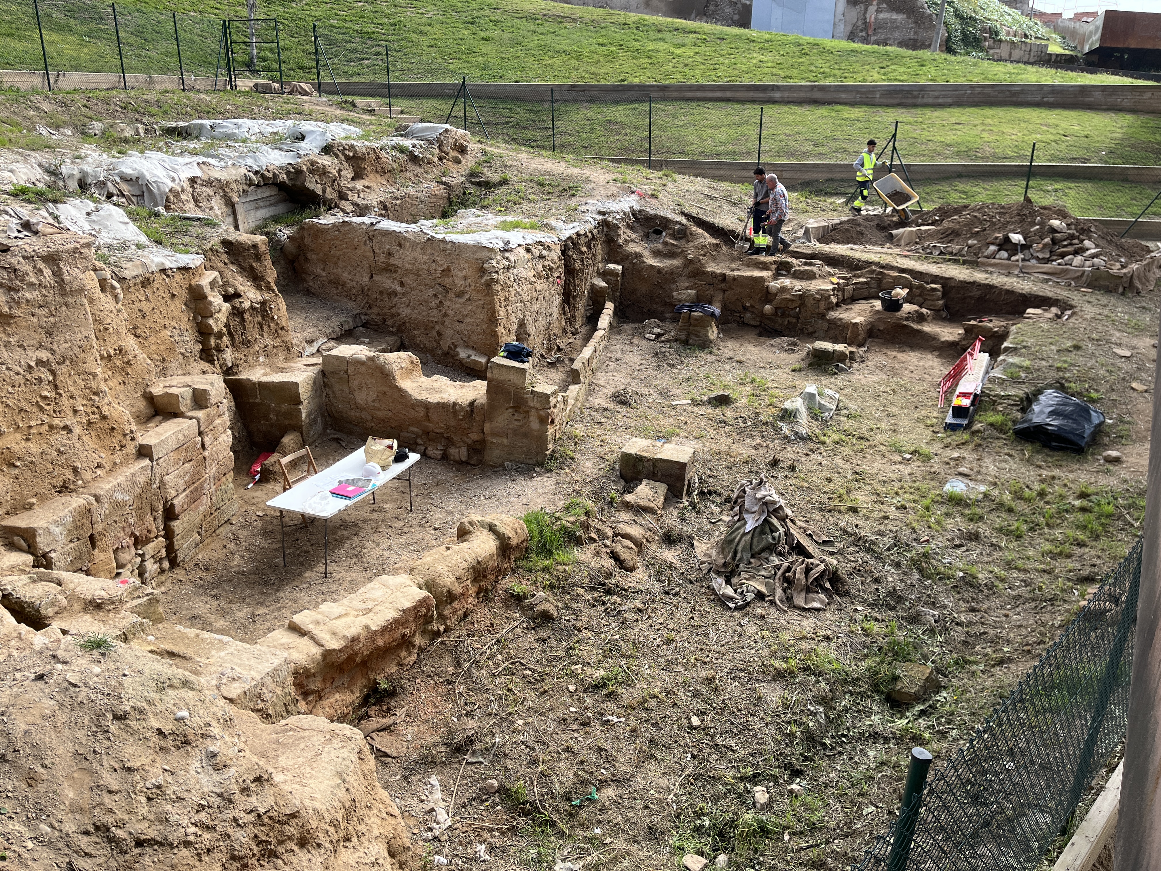 Vista de l'espai de la Casa del Pogrom