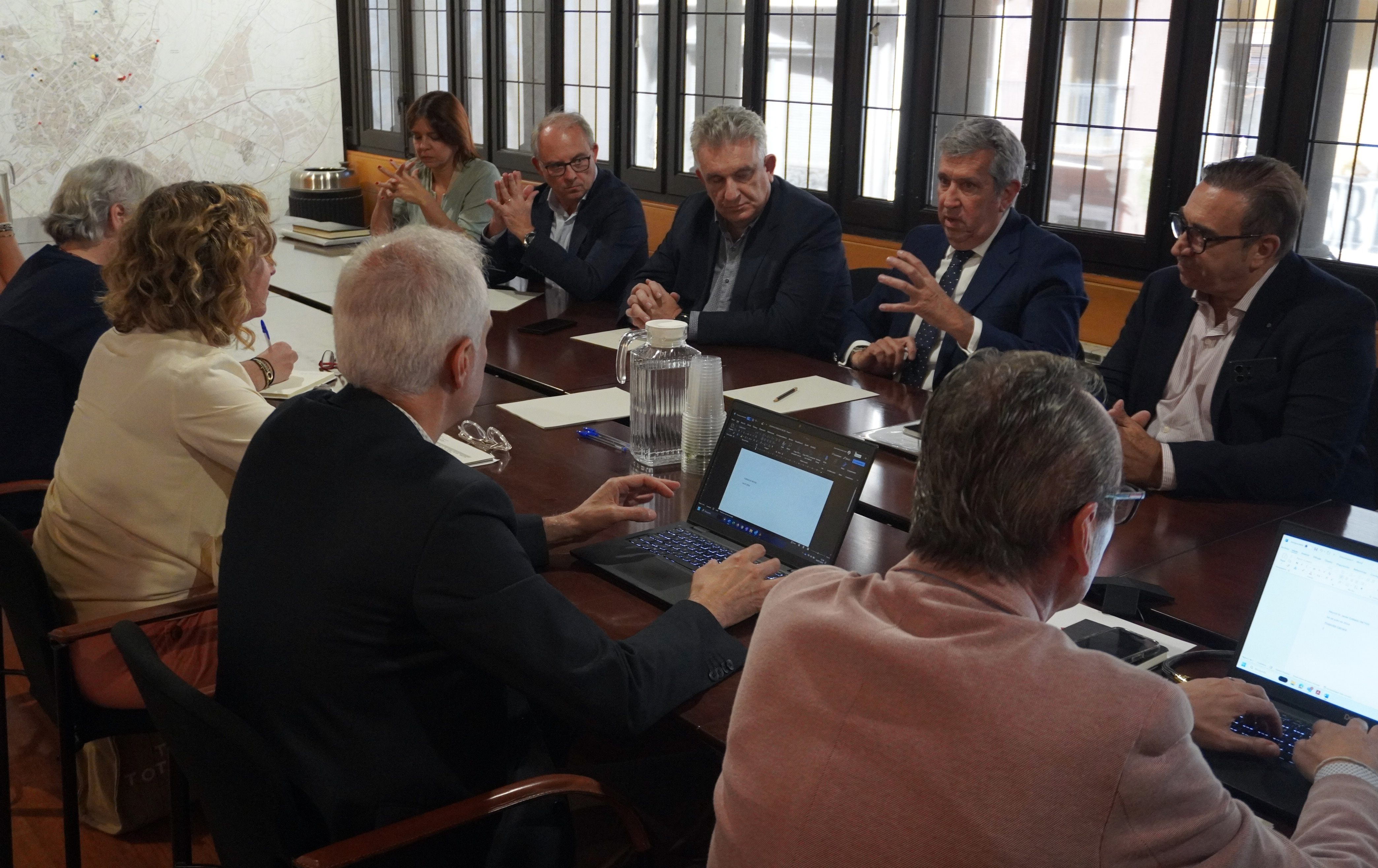 Reunió aquest dijous a la Paeria amb la Fundació Incyde i la Cambra de Comerç.