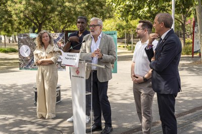 L'alcalde ha presentat avui la licitació de les Platges de Lleida..