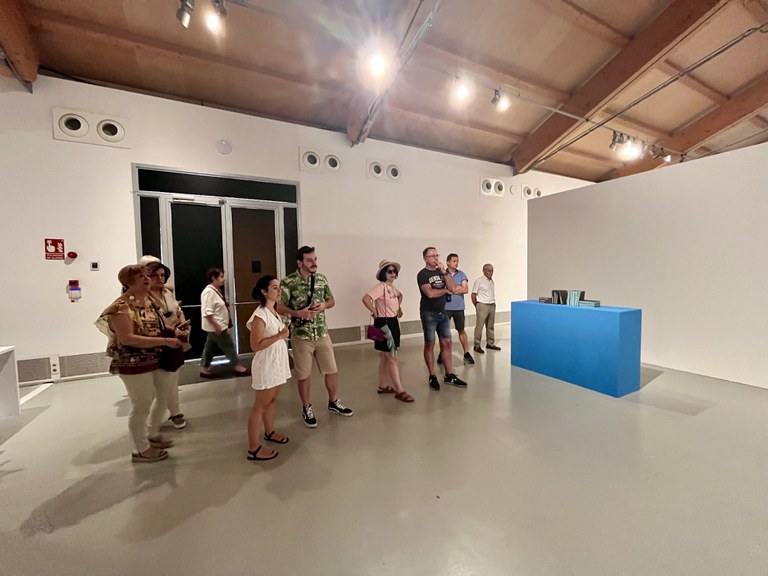 Visitants al nou cicle expositiu