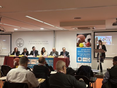 La perspectiva de gènere en el món de l’esport centra el debat a la X Jornada de Dret Esportiu a Lleida.