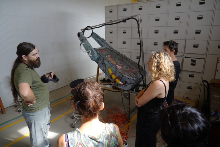 El projecte cultural Marbi Espais de Creació està ubicat a l'antiga fàbrica d'ascensors Marvi, a l'Horta de Lleida.