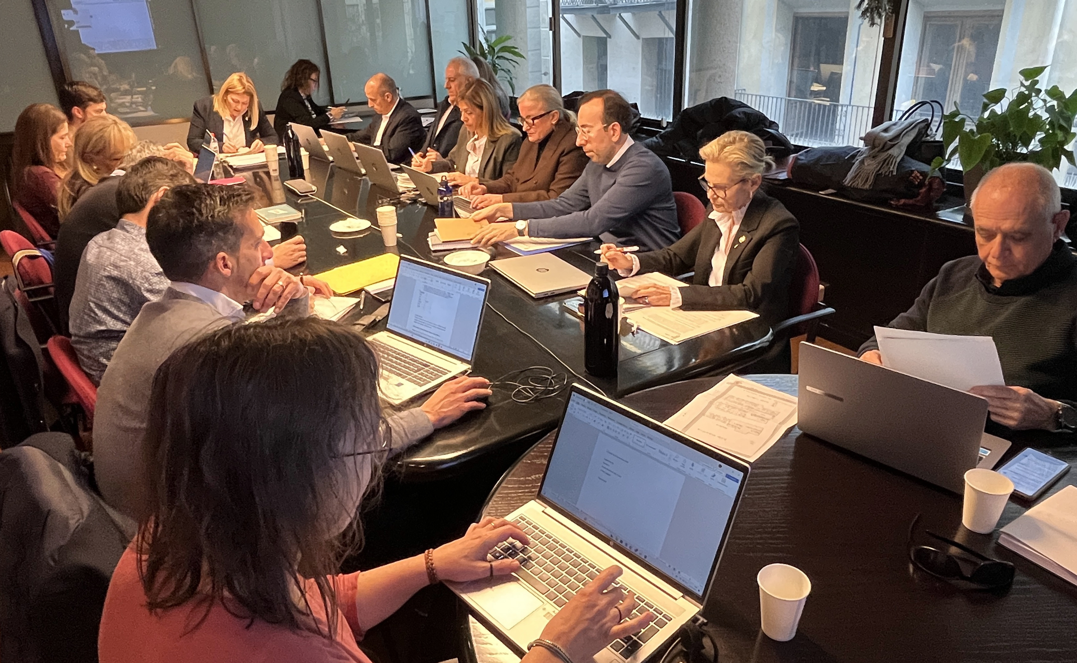 La primera tinenta d'alcalde Begoña Iglesias ha donat compte del nou contracte de neteja i recollida de residus, d’obres de millora al cementiri i de la licitació d’altres contractes, a la comissió d'aquest dimecres.