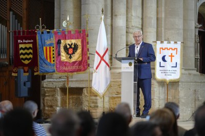 Joan Ribó, alcalde de València, ha estat l'encarregat del pregó.