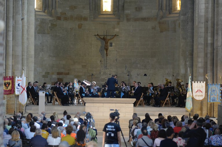 L'acompanyament musical ha estat a càrrec de la Banda Municipal de Lleida