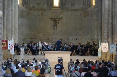 L'acompanyament musical ha estat a càrrec de la Banda Municipal de Lleida.